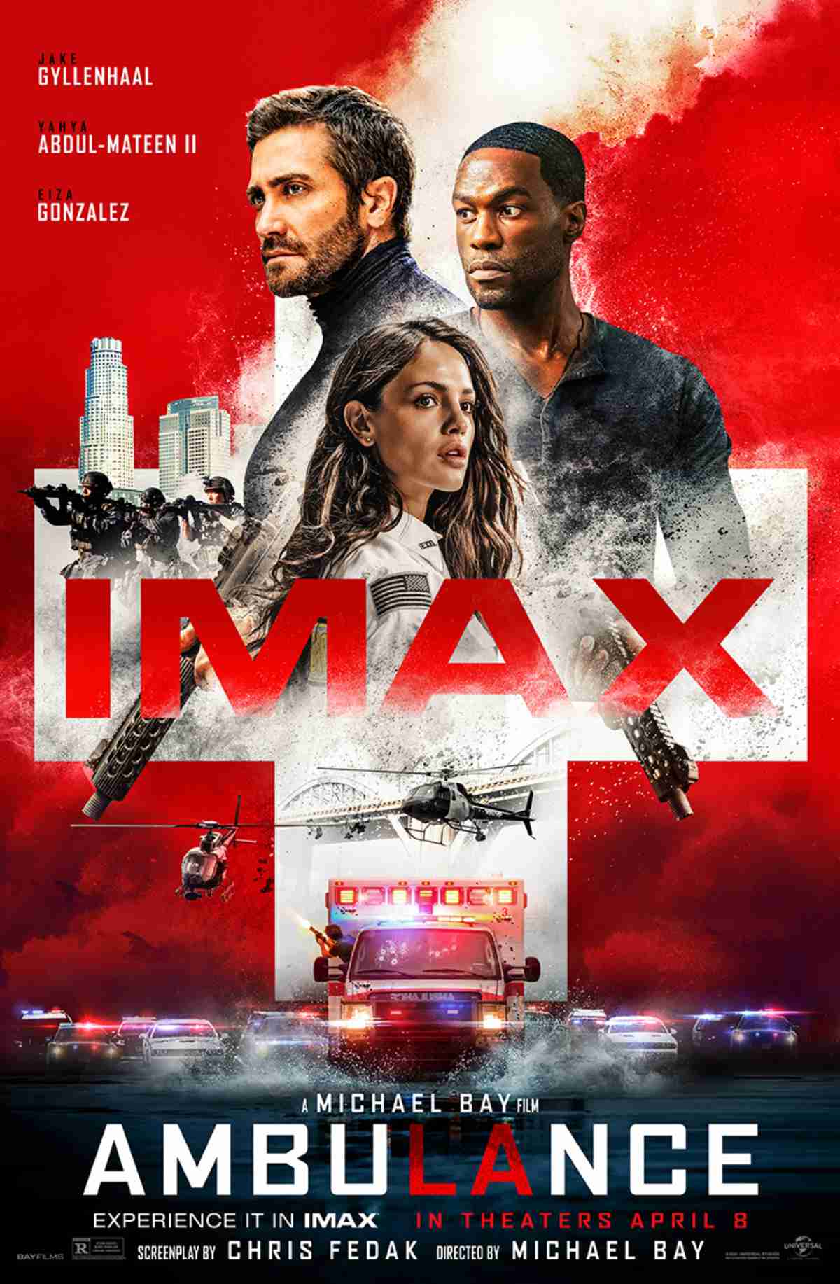 Ambulance Movie IMAX Poster