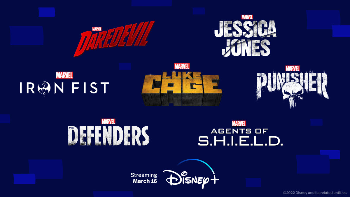 Marvel TV Shows Set for Disney + Debut on March 16