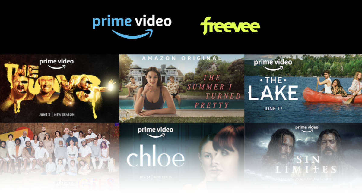 Calendrier Prime Video de juin 2022, y compris la gamme Amazon Freevee