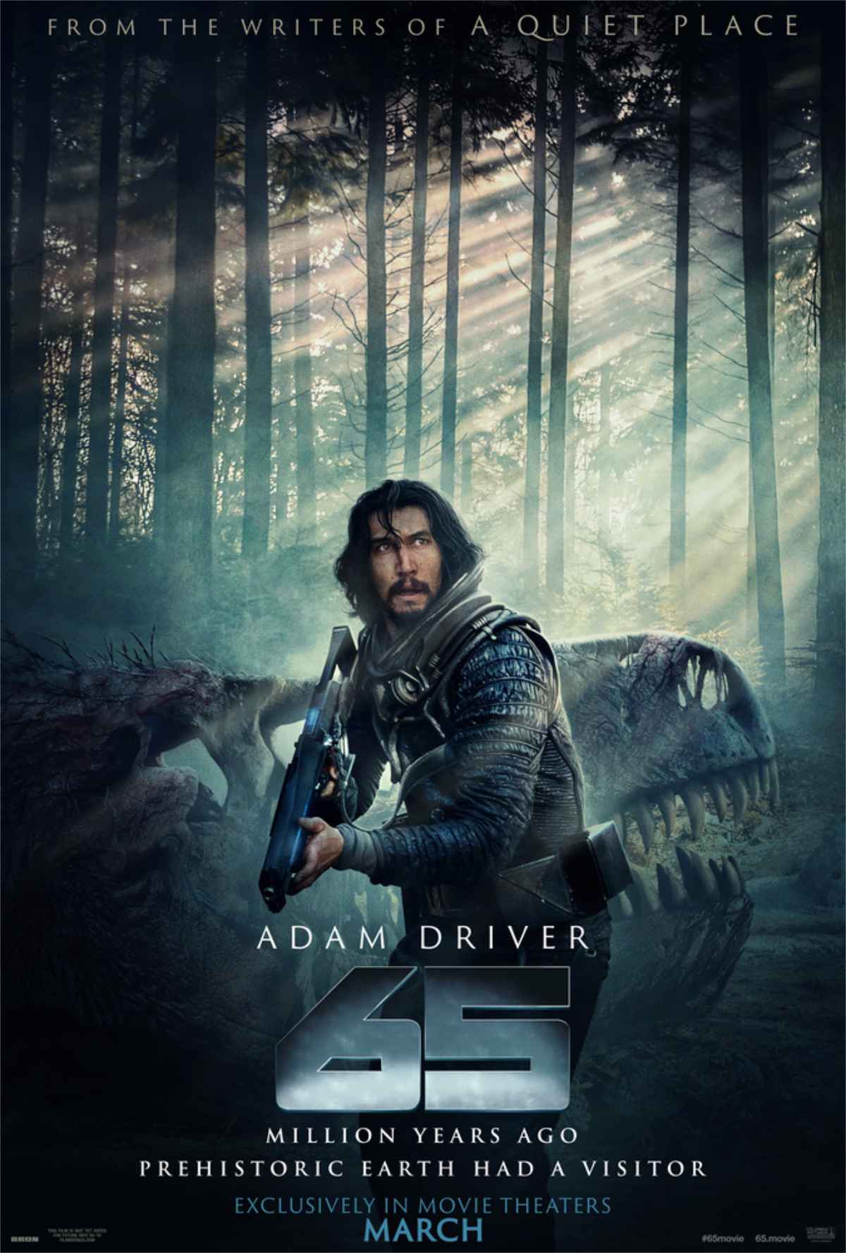 65 Trailer Takes Adam Driver to Prehistoric Times