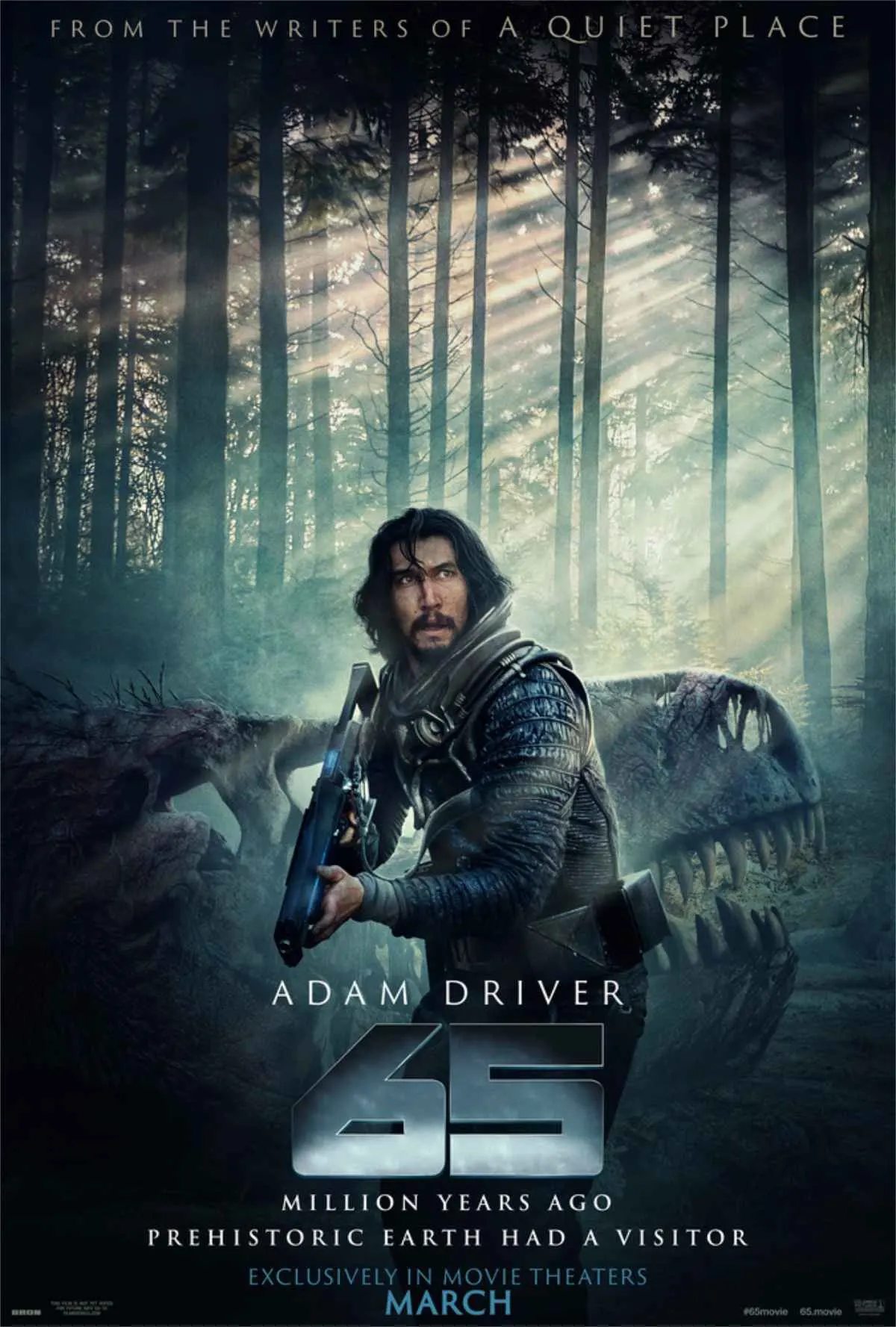65 Trailer Takes Adam Driver to Prehistoric Times
