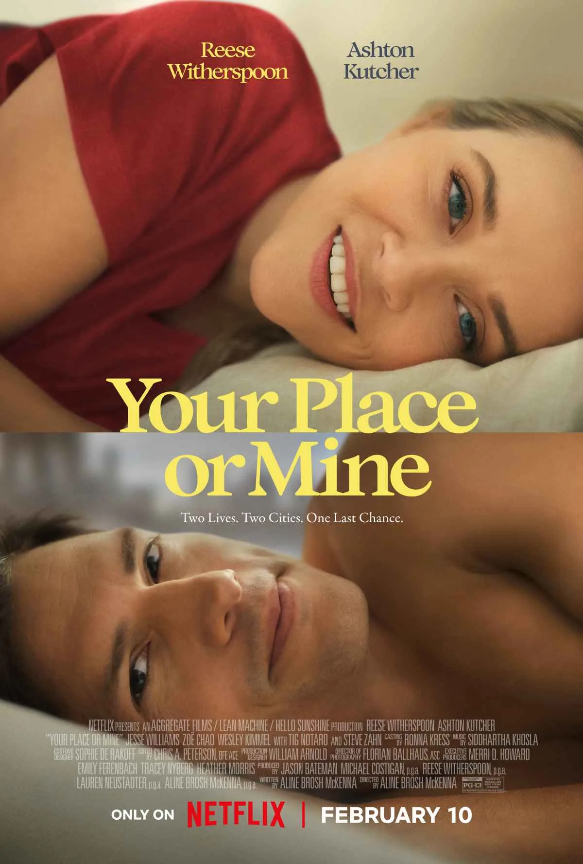 Your Place or Mine Cast