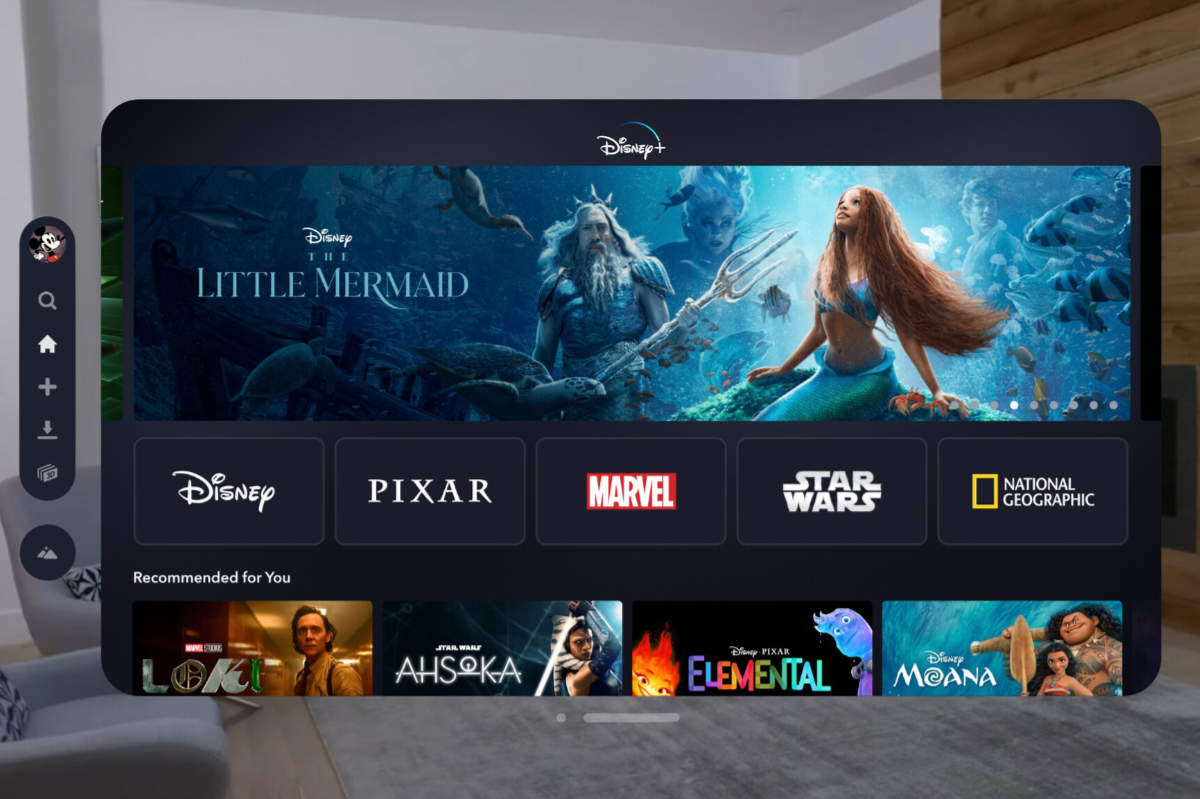 Disney+ on Apple Vision Pro Announced