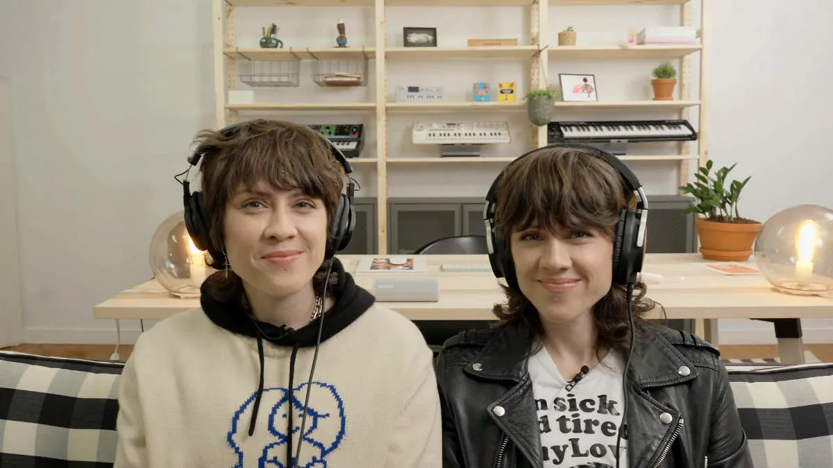 “Very Gross” Episode 103 -- Pictured: Tegan and Sara -- (Photo by: PEACOCK)