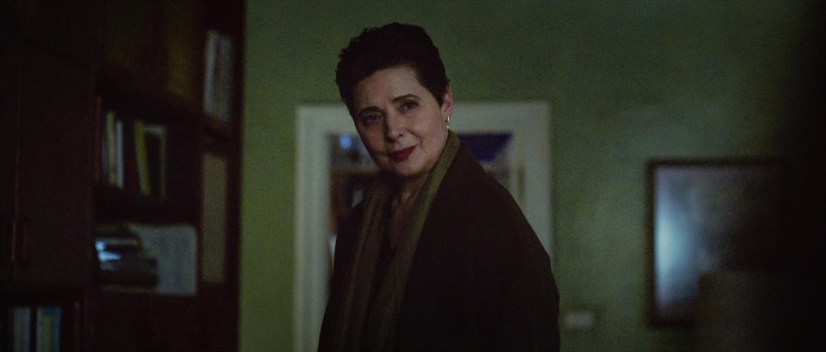 SPACEMAN. Isabella Rossellini as Commissioner Tuma in Spaceman. Cr. Courtesy of Netflix © 2023.