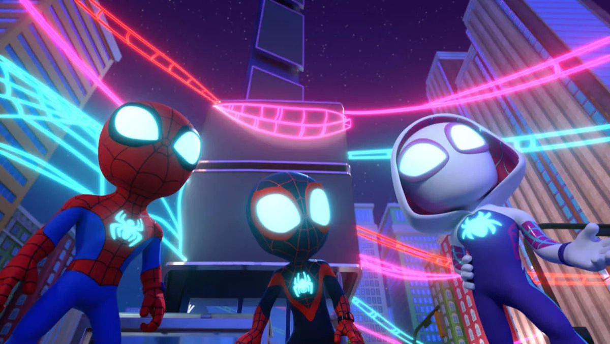 MARVEL’S SPIDEY AND HIS AMAZING FRIENDS - "Electro's Gotta Glow / Black Cat Chaos" (Marvel)
PETER PARKER, MILES MORALES, GWEN STACY