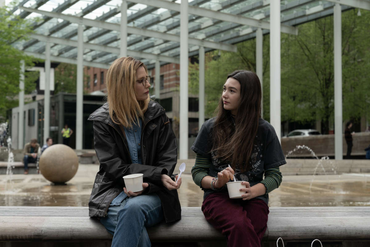 L-R Kelly Reilly as Maddie and Brooklynn Prince as Kaitlyn. Photo Credit: Alysson Riggs/Paramount+.