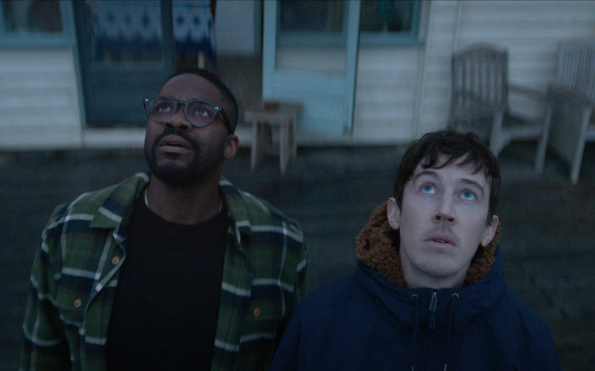 Jovan Adepo as Saul Durand and Alex Sharp as Will Downing.