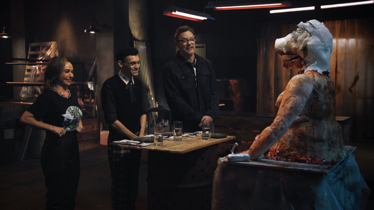 Danielle Harris, Nikk Alcaraz and Matthew Lillard