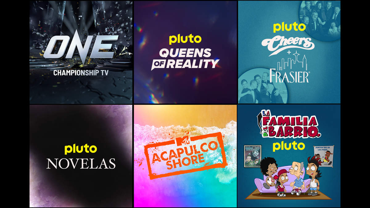 New Pluto TV channels