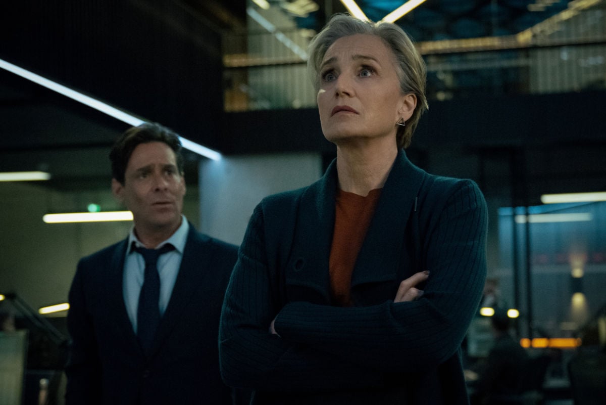 James Callis and Kristin Scott Thomas