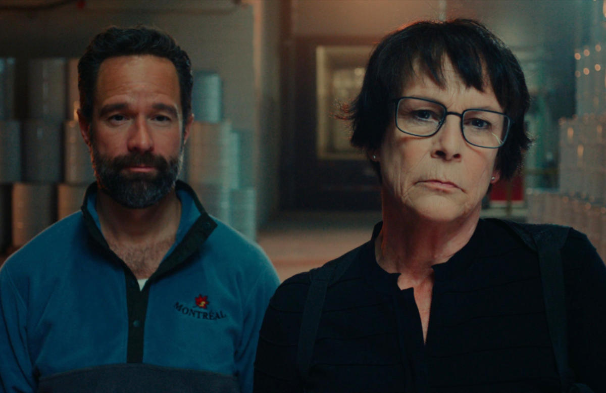 Chris Diamantopoulos and Jamie Lee Curtis
