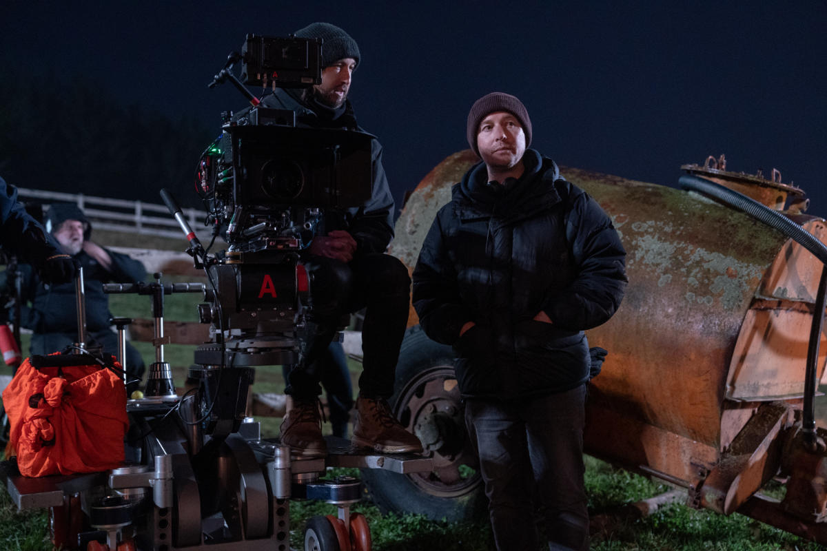 Director of Photography Stefan Duscio and Director Leigh Whannell