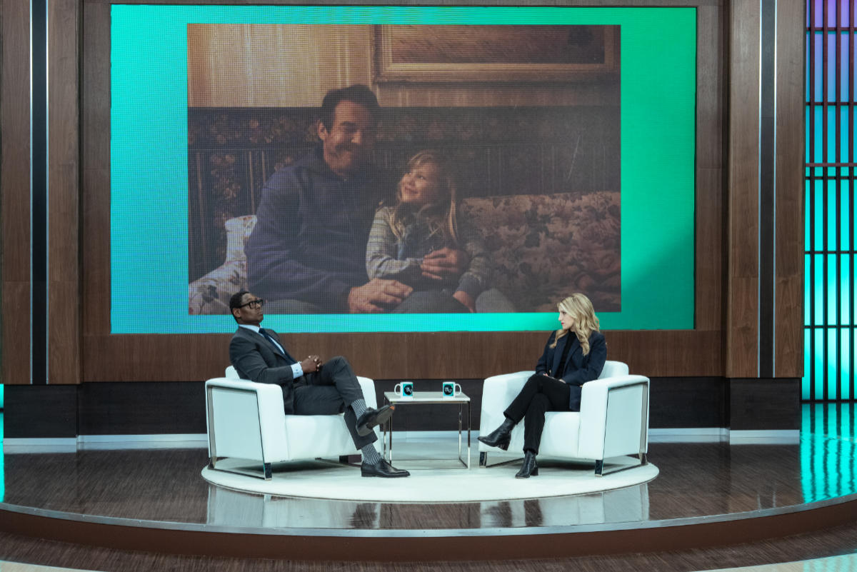 David Harewood as Dr Greg and Annaleigh Ashford as Melissa Reed