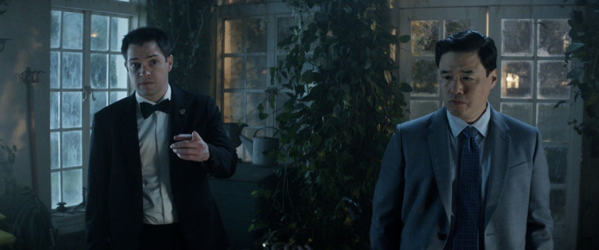 Dan Perrault as Colin Trask, Randall Park as Edwin Park in The Residence