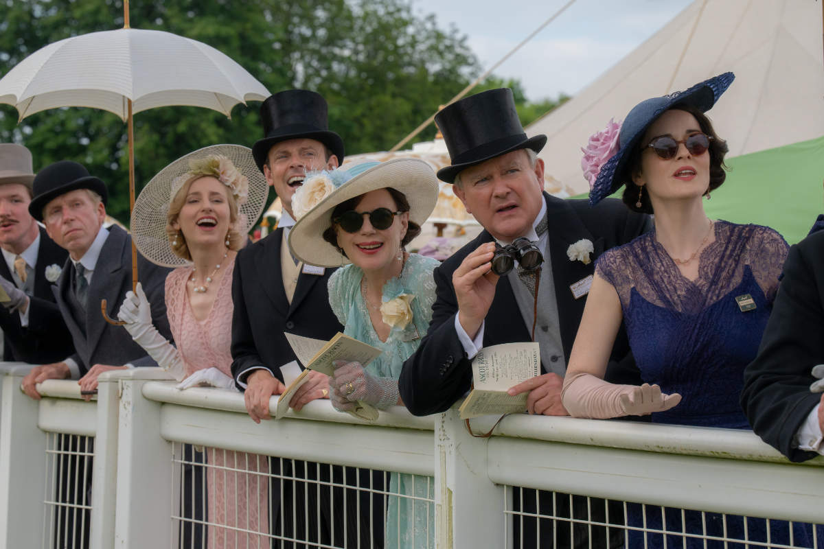 Laura Carmichael stars as Lady Edith, Harry Hadden-Paton as Bertie Hexham, Elizabeth McGovern as Cora Grantham, Hugh Bonneville stars as Robert Grantham and Michelle Dockery as Lady Mary