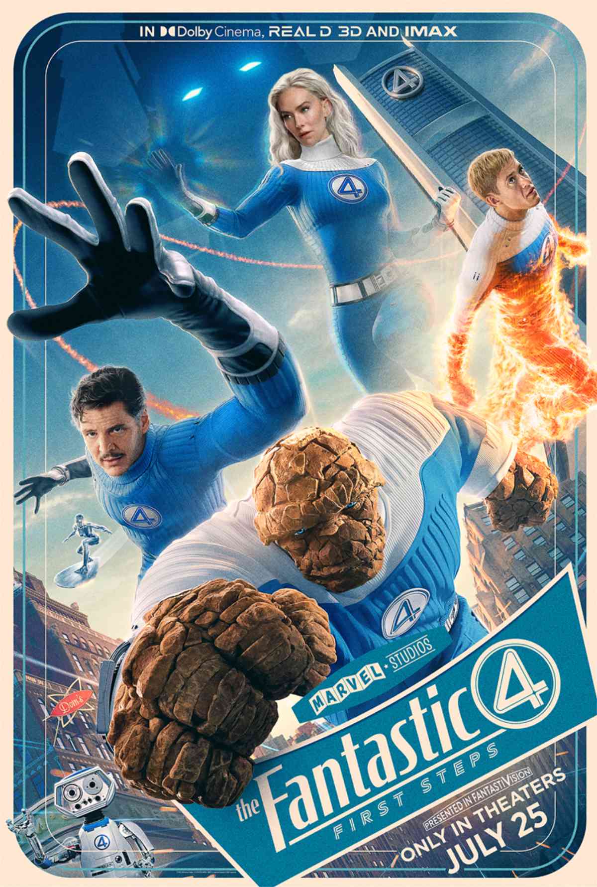 The Fantastic Four: First Steps poster