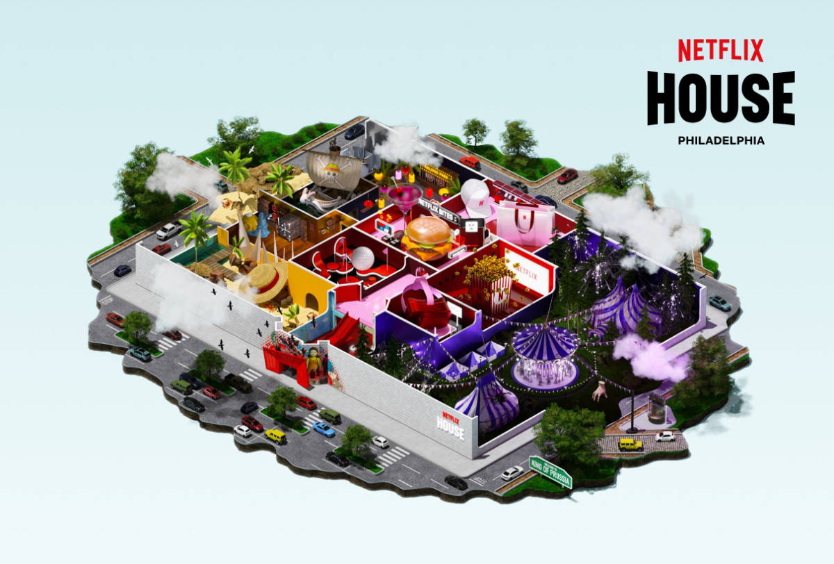 Netflix House in Philadelphia