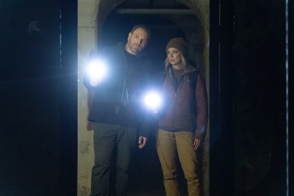 Josh Gates and Heather Amaro