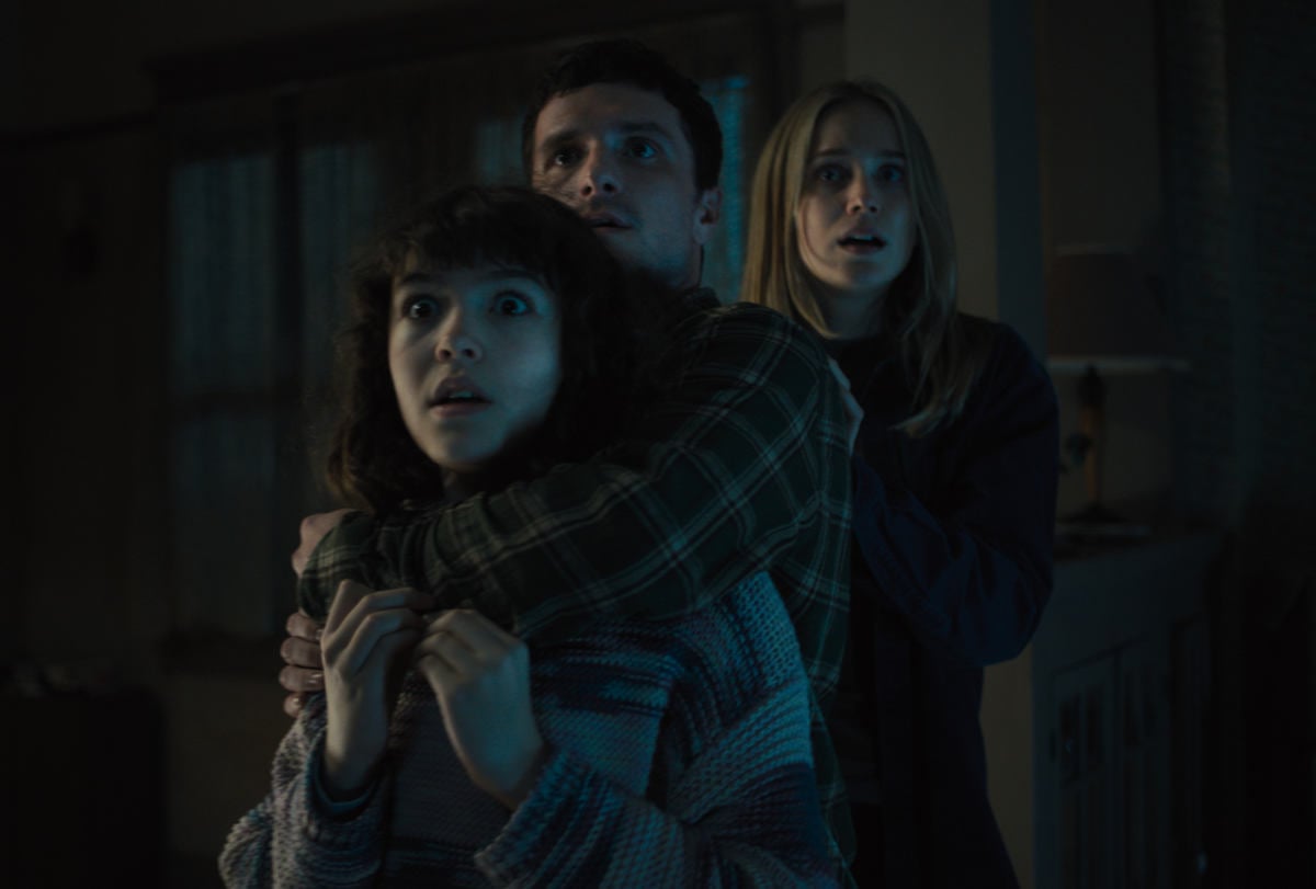 Abby (Piper Rubio), Mike (Josh Hutcherson) and Vanessa (Elizabeth Lail)