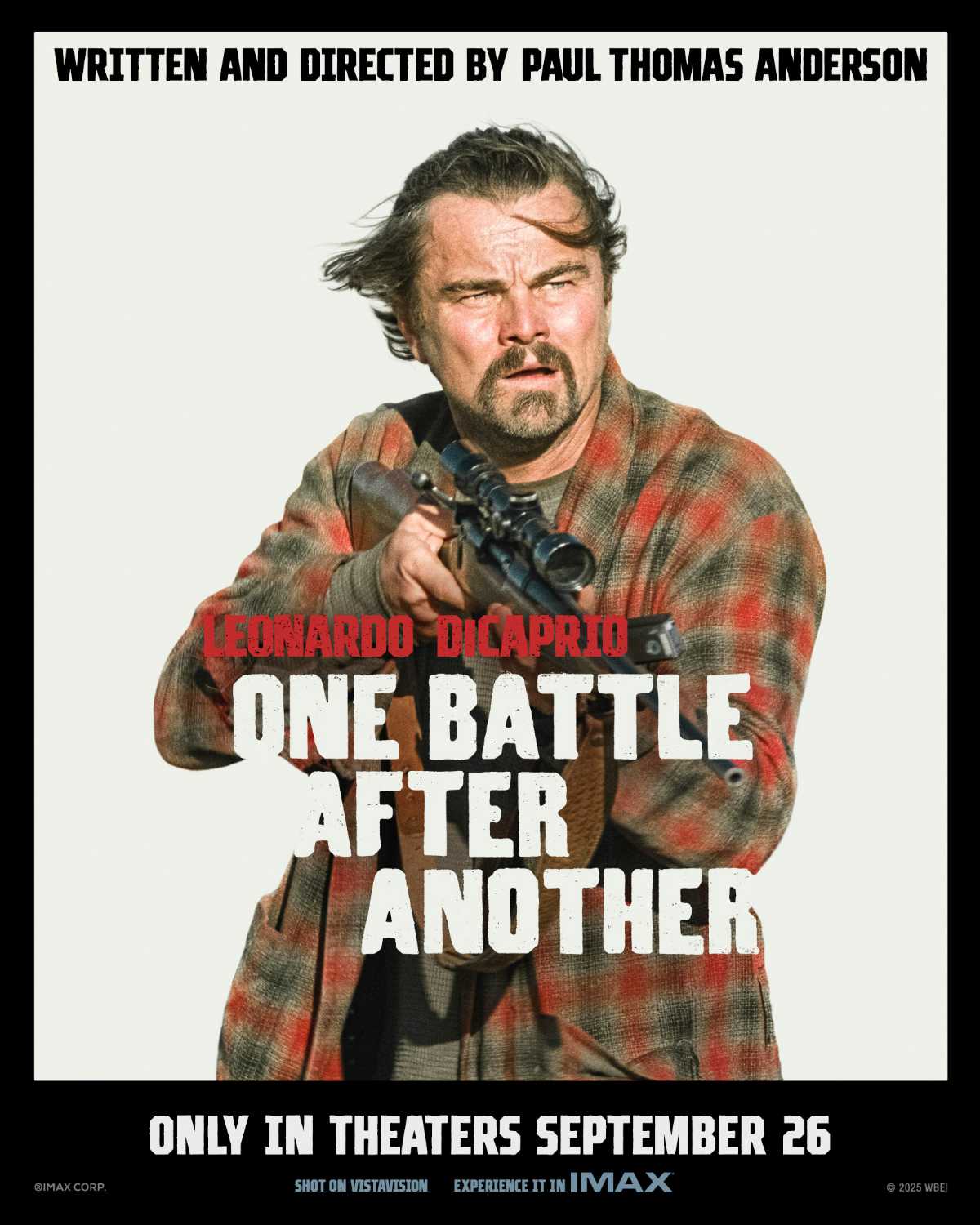 Leonardo DiCaprio as Bob Ferguson in One Battle After Another