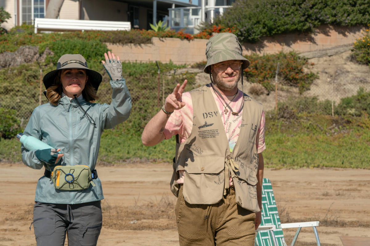 Rose Byrne and Seth Rogen