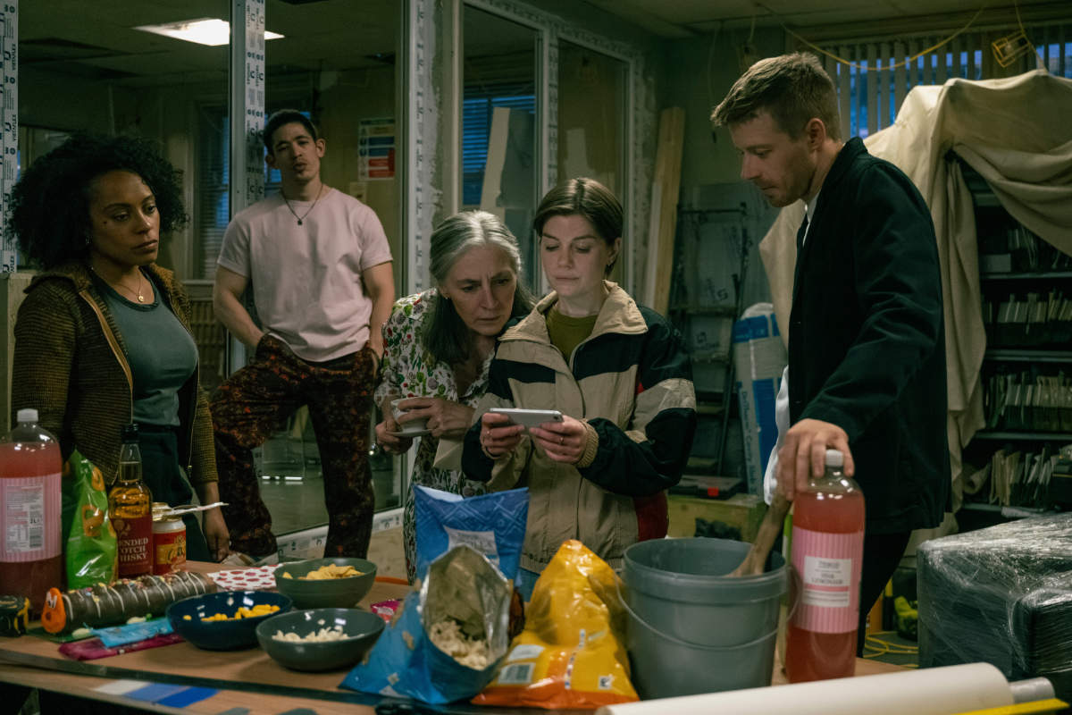 Rosalind Eleazar, Christopher Chung, Saskia Reeves, Aimee-Ffion Edwards and Jack Lowden