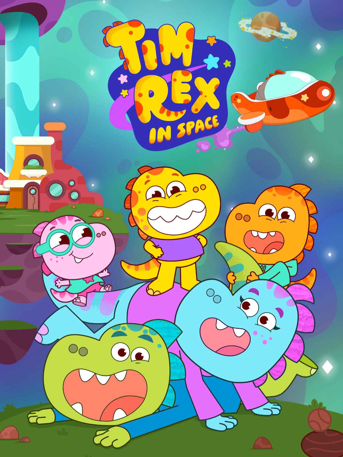 Tim Rex in Space key art