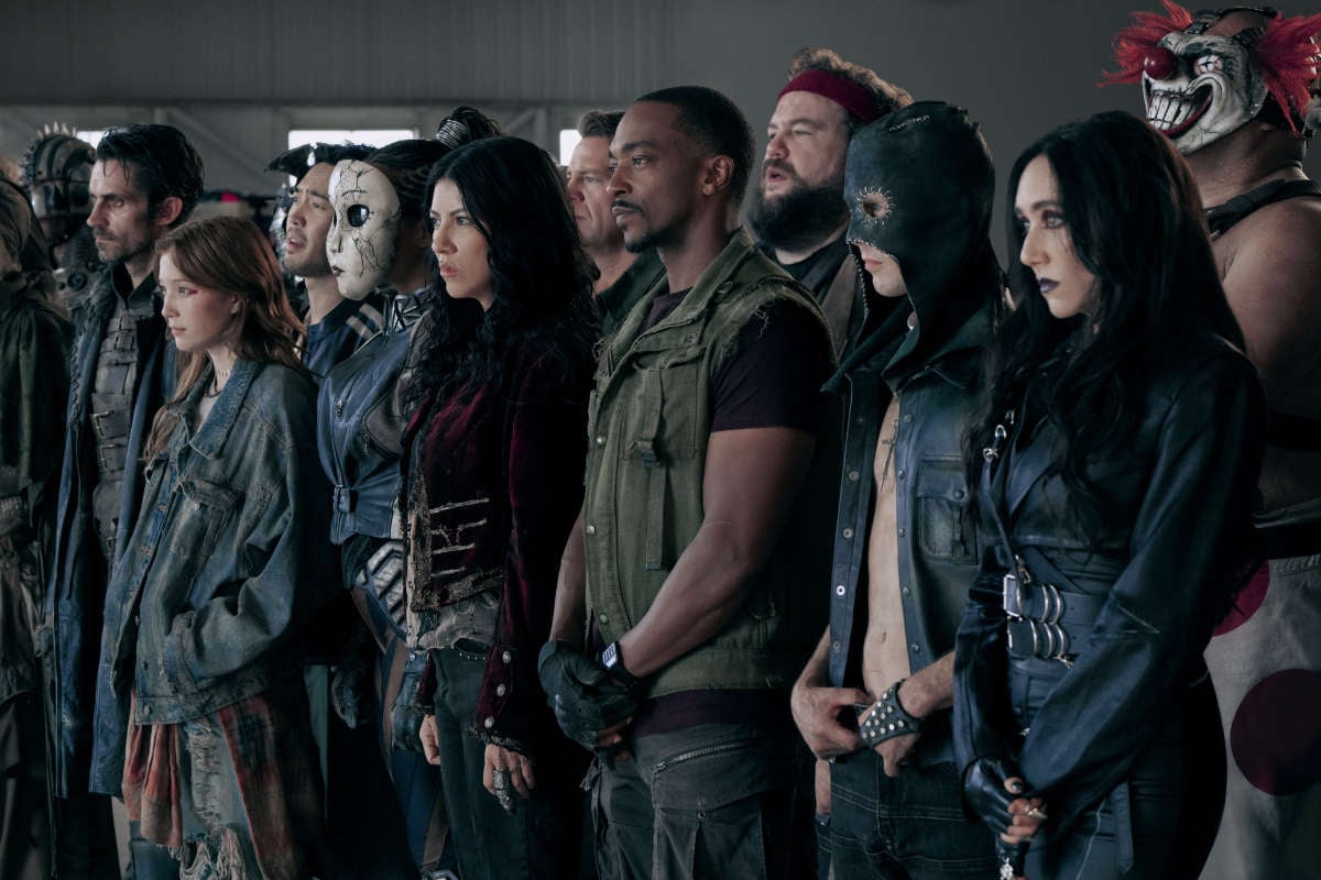 Richard De Klerk as Mr. Grimm, Saylor Bell Curda as Mayhem, Andre De Kim as Chuckie Floop, Tiana Okoye as Dollface, Stephanie Beatriz as Quiet, Johnno Wilson as Dave, Anthony Mackie as John Doe, Mike Mitchell as Stu, Tyler Johnston as Deacon, Patty Guggenheim as Raven, Joe Seanoa as Sweet Tooth