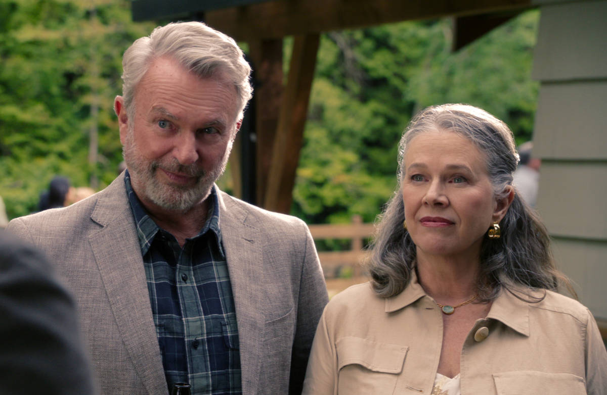 Sam Neill as Paul Souter, Iris Quinn as Mary Souter