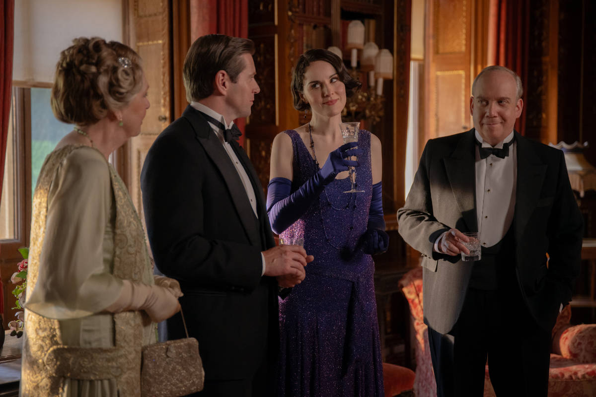 Penelope Wilton stars as Isobel Merton, Allen Leech as Tom Branson, Michelle Dockery as Lady Mary and Paul Giamatti as Harold Levinson