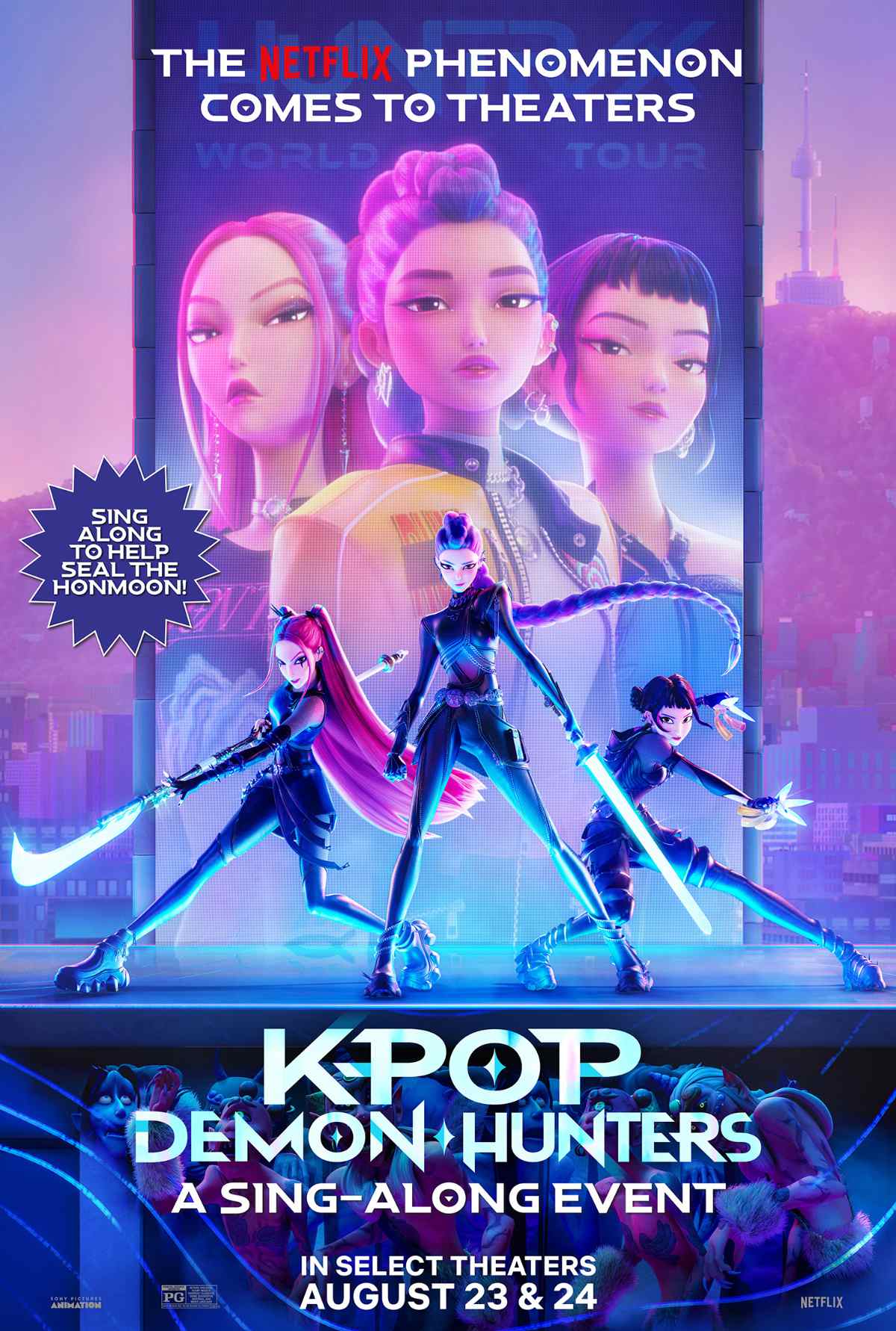 KPop Demon Hunters theatrical release