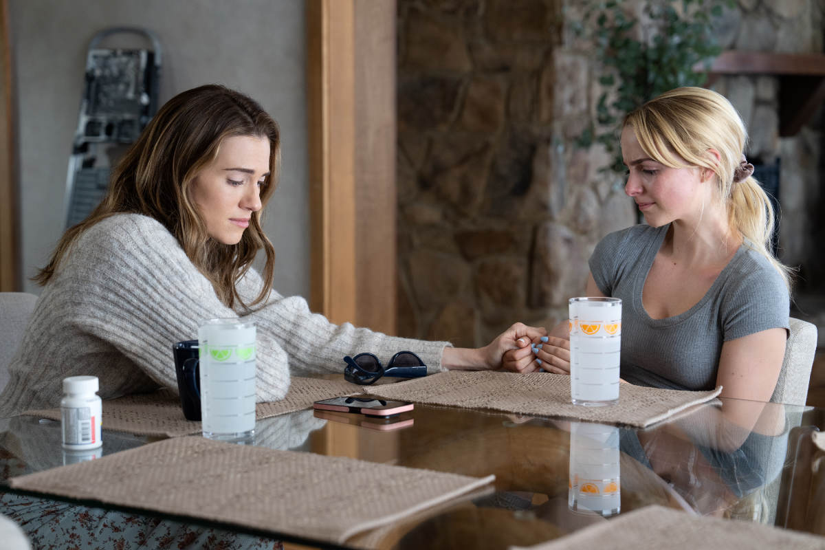 Allison Williams as “Morgan” and McKenna Grace as “Clara”