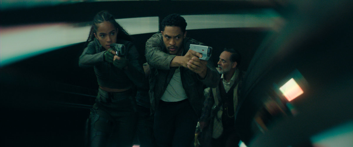 Lou Llobell, Brandon Bell and Alexander Siddig