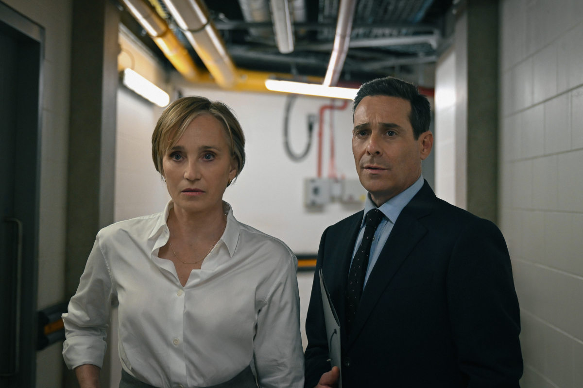 Kristin Scott Thomas and James Callis