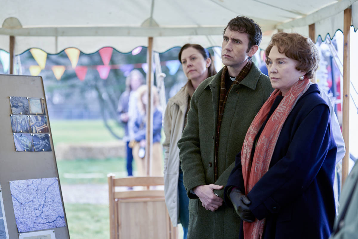 Matthew Lewis and Amanda Redman