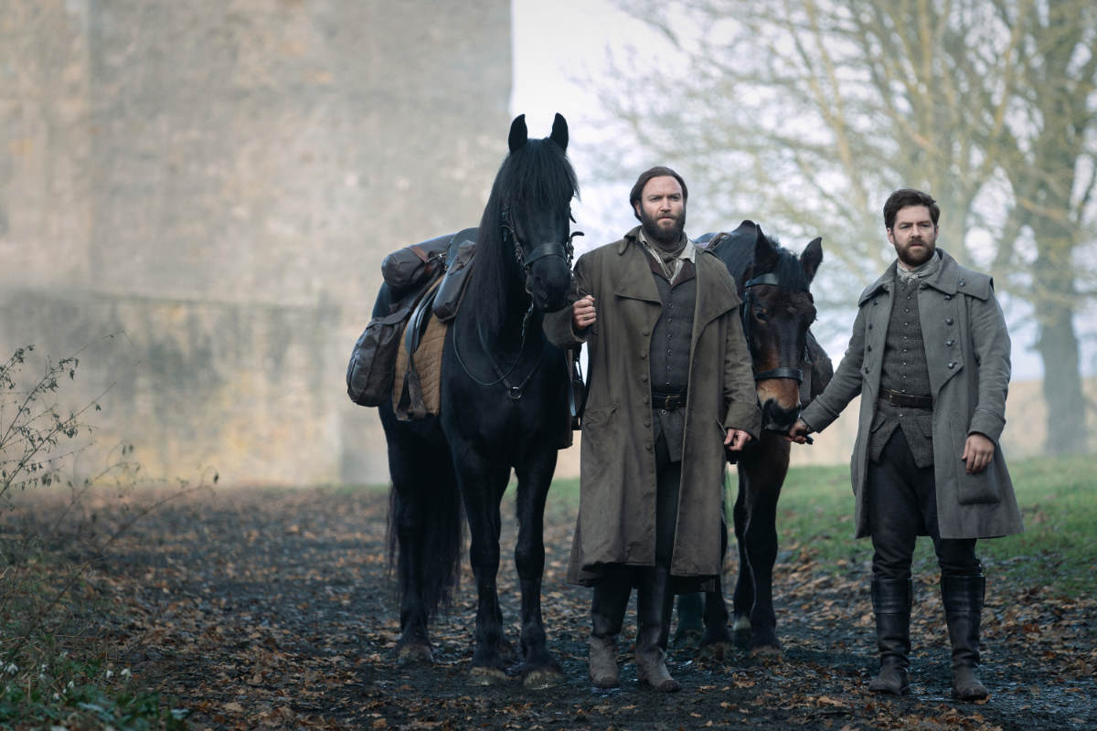 Dairmaid Murtagh (“Buck Mackenzie”) and Richard Rankin (“Roger MacKenzie”)