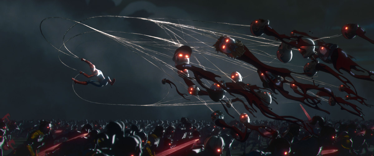 Peter Parker/Spider-Man (voiced by Hudson Thames)