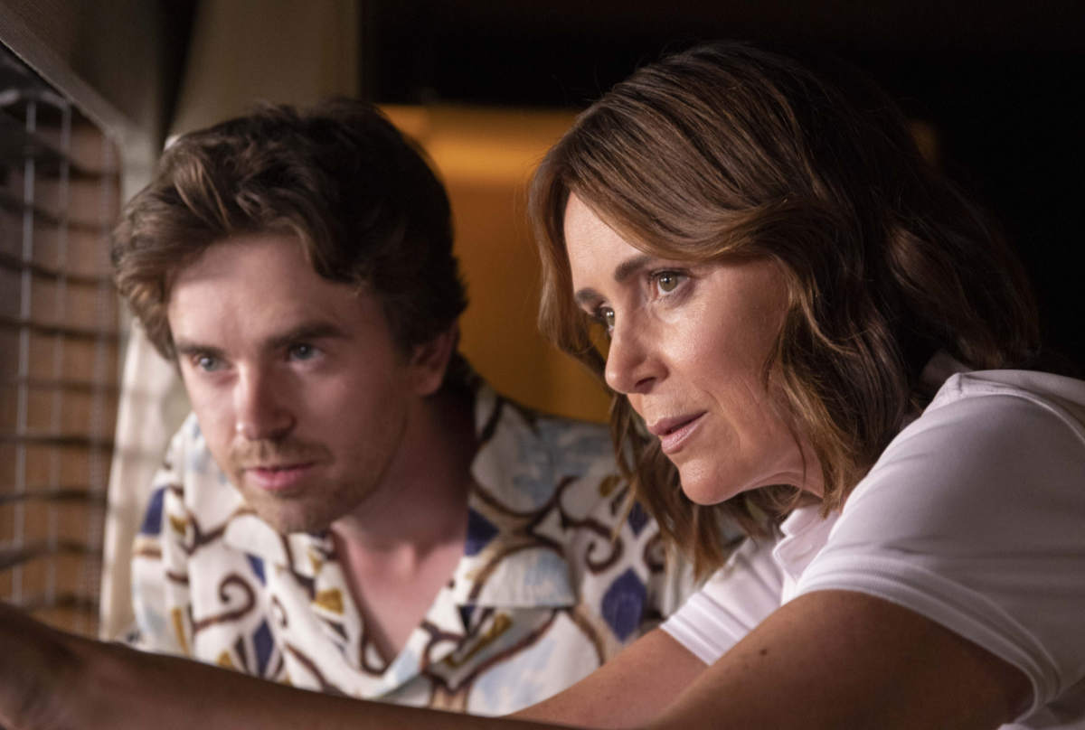 Keeley Hawes and Freddie Highmore