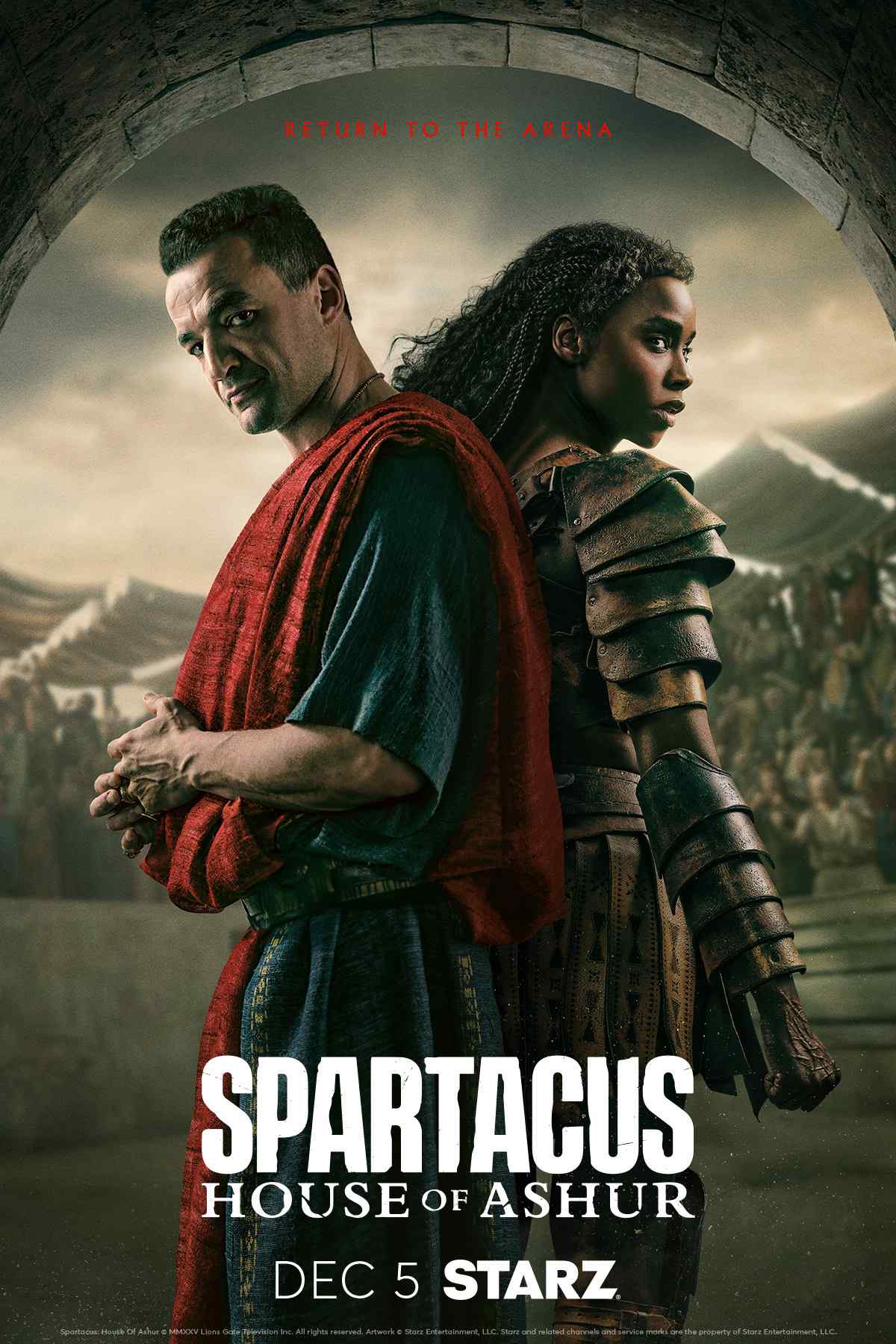 Spartacus: House of Ashur key art