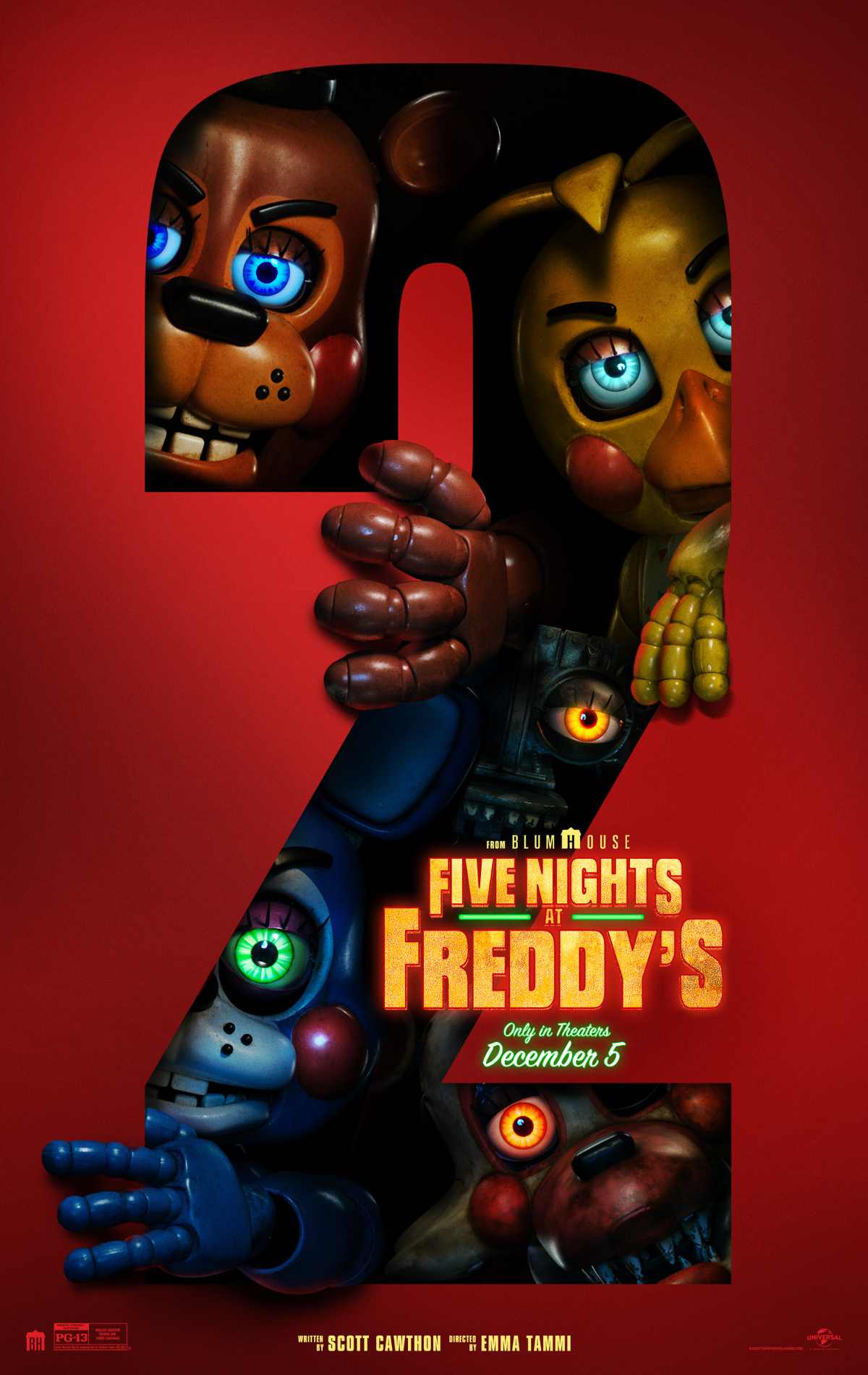 Five Nights at Freddy's 2 poster