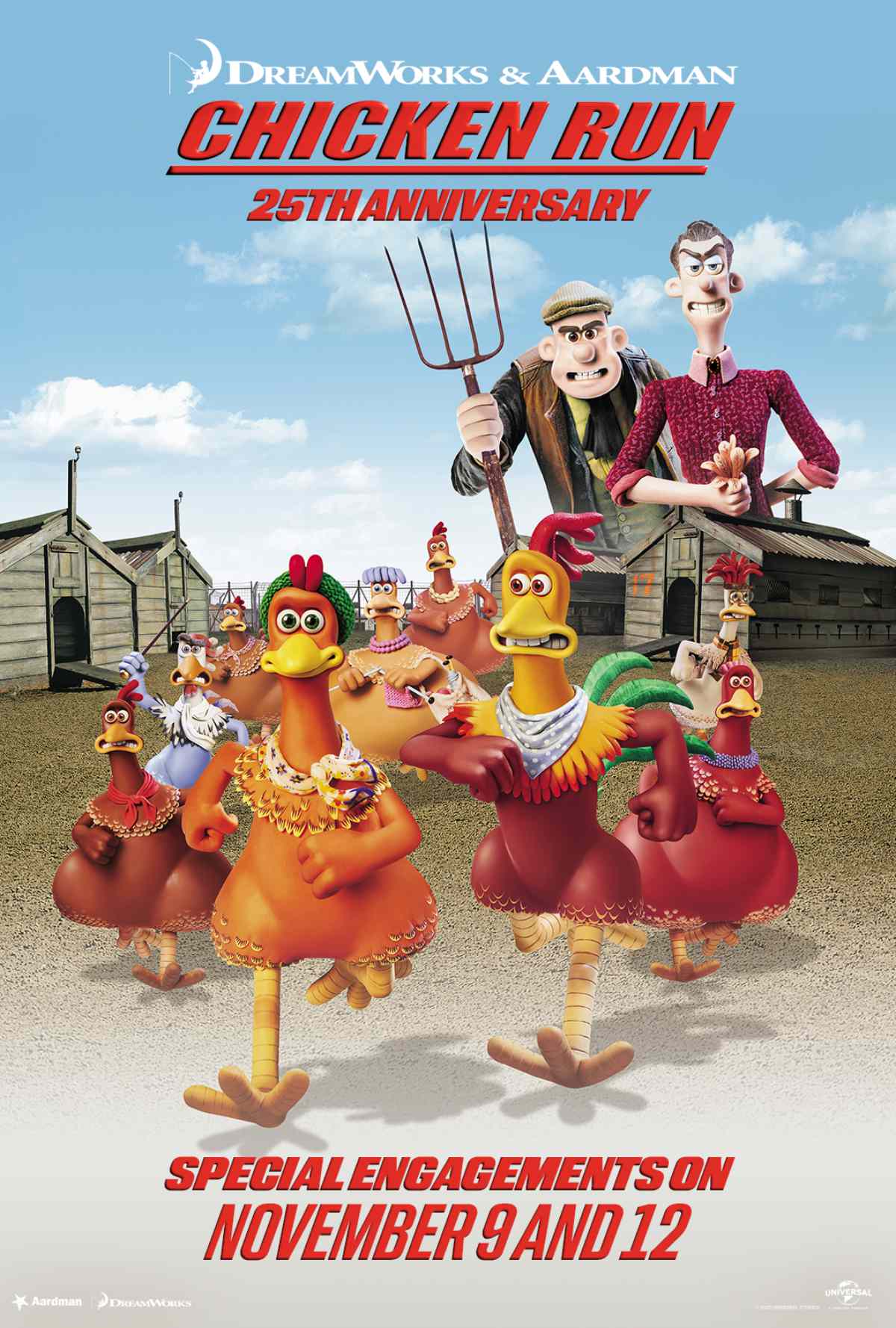 Chicken Run 25th Anniversary poster