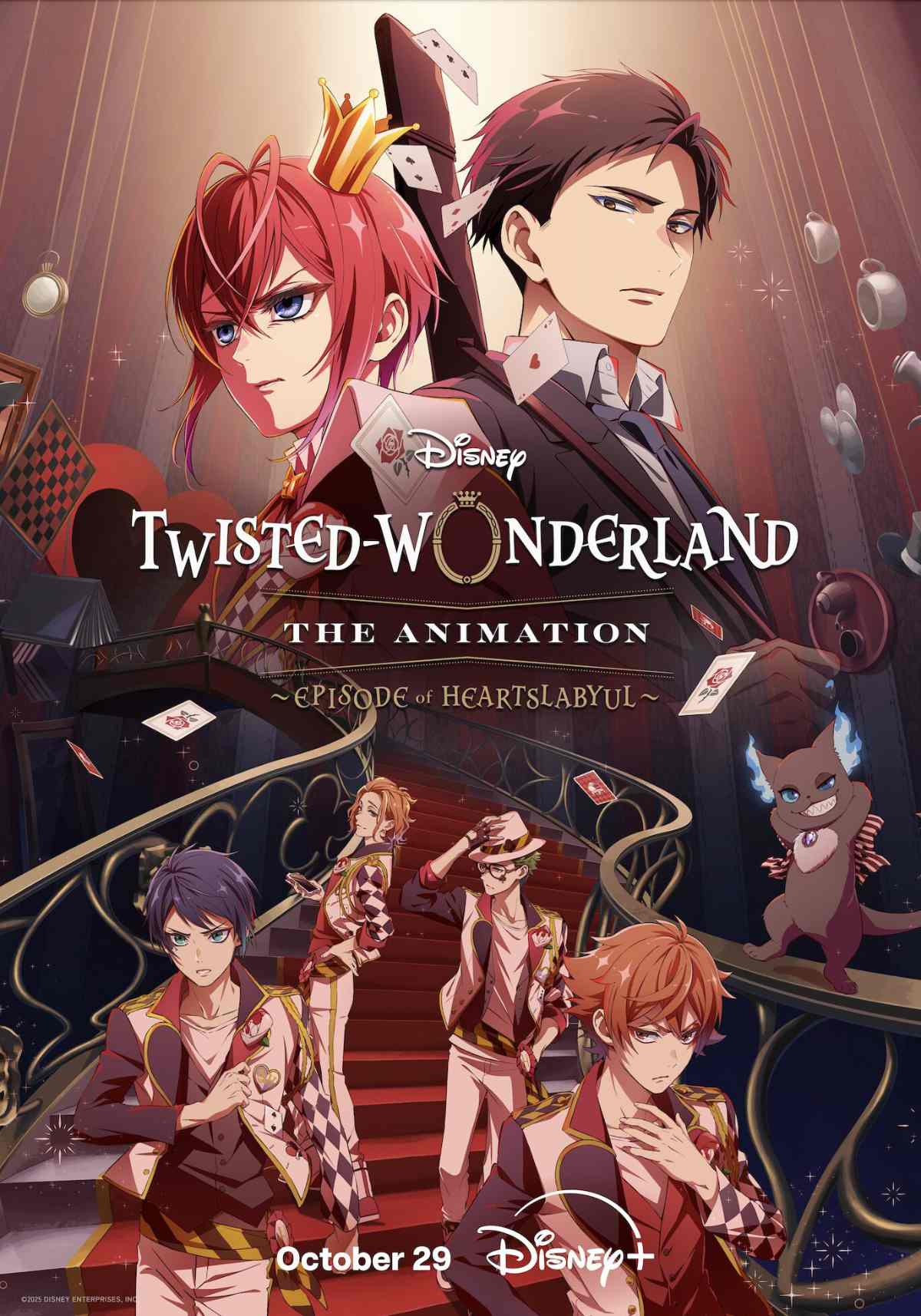 Disney Twisted-Wonderland: The Animation key art