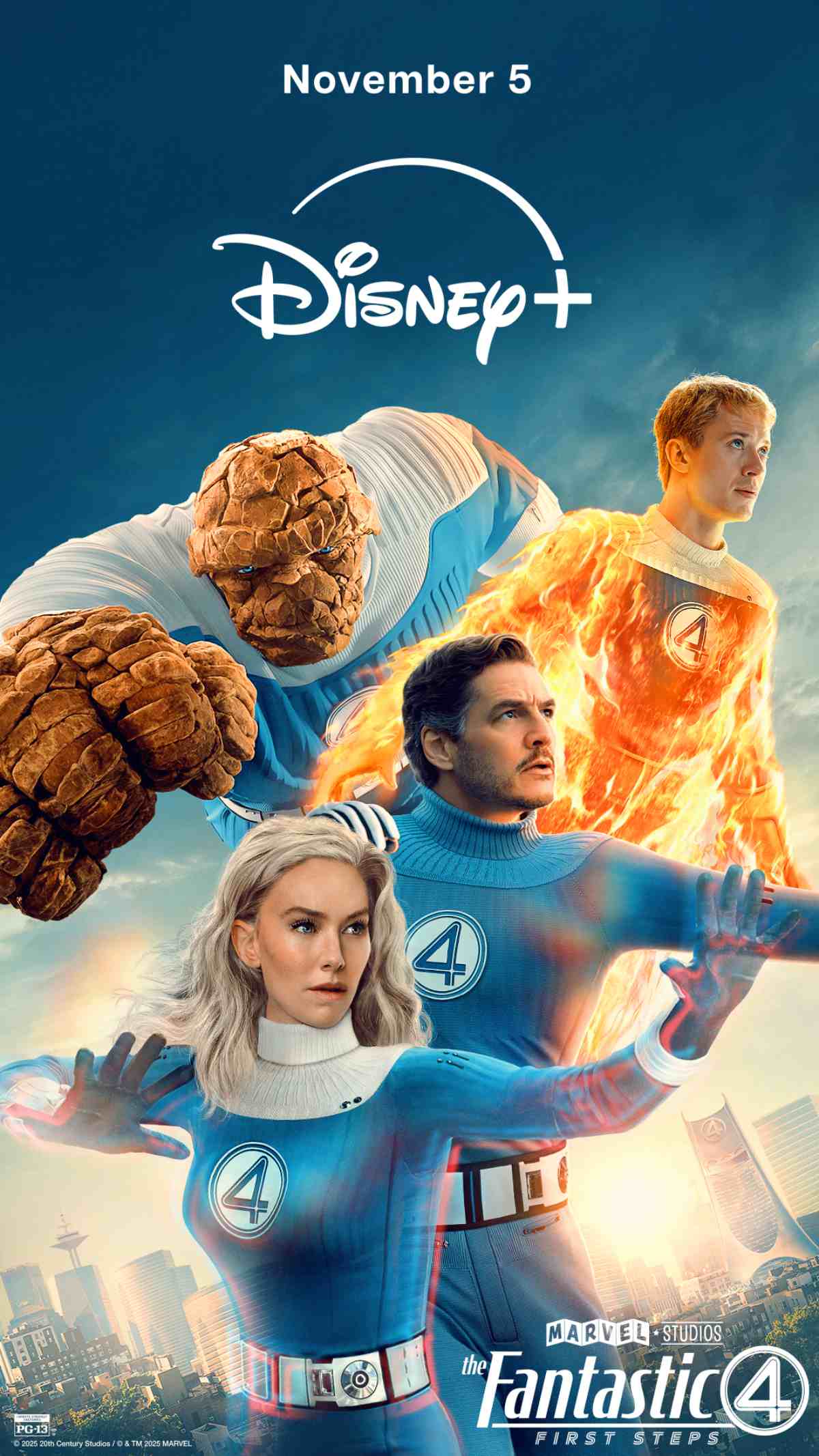 The Fantastic Four: First Steps on Disney+