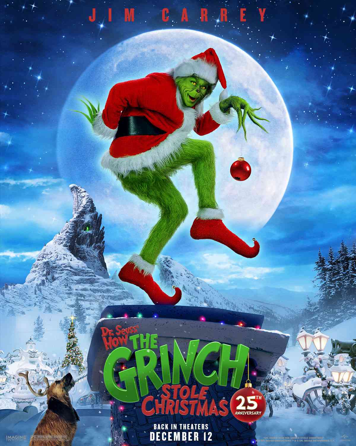 Dr. Seuss' How the Grinch Stole Christmas 25th anniversary poster
