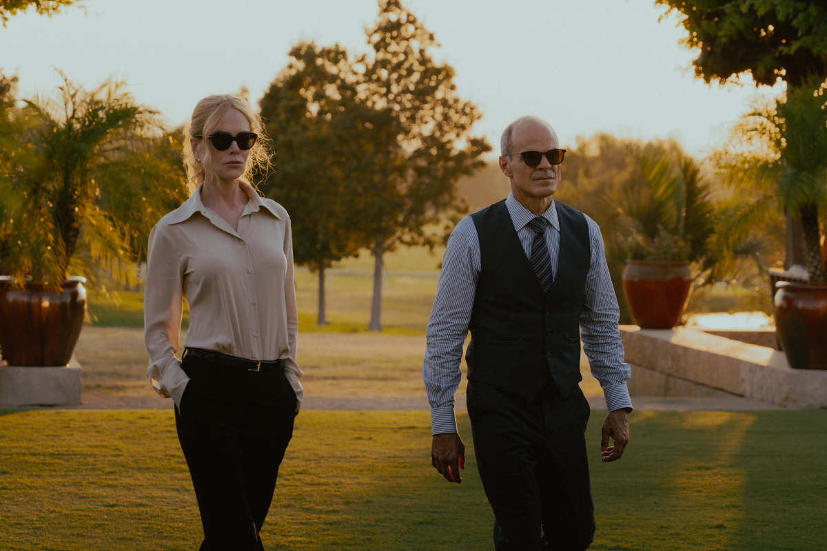 Nicole Kidman as Kaitlyn Meade and Michael Kelly as Byron Westfield