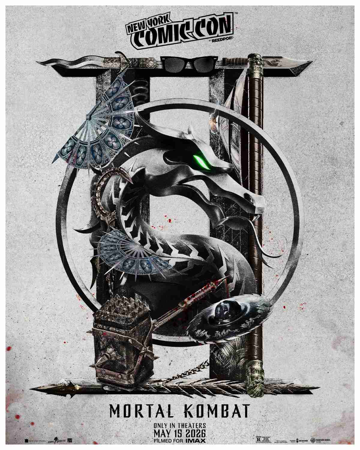 Mortal Kombat II New York Comic Con poster