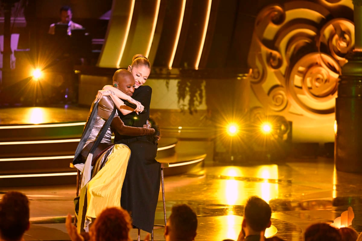 Ariana Grande and Cynthia Erivo