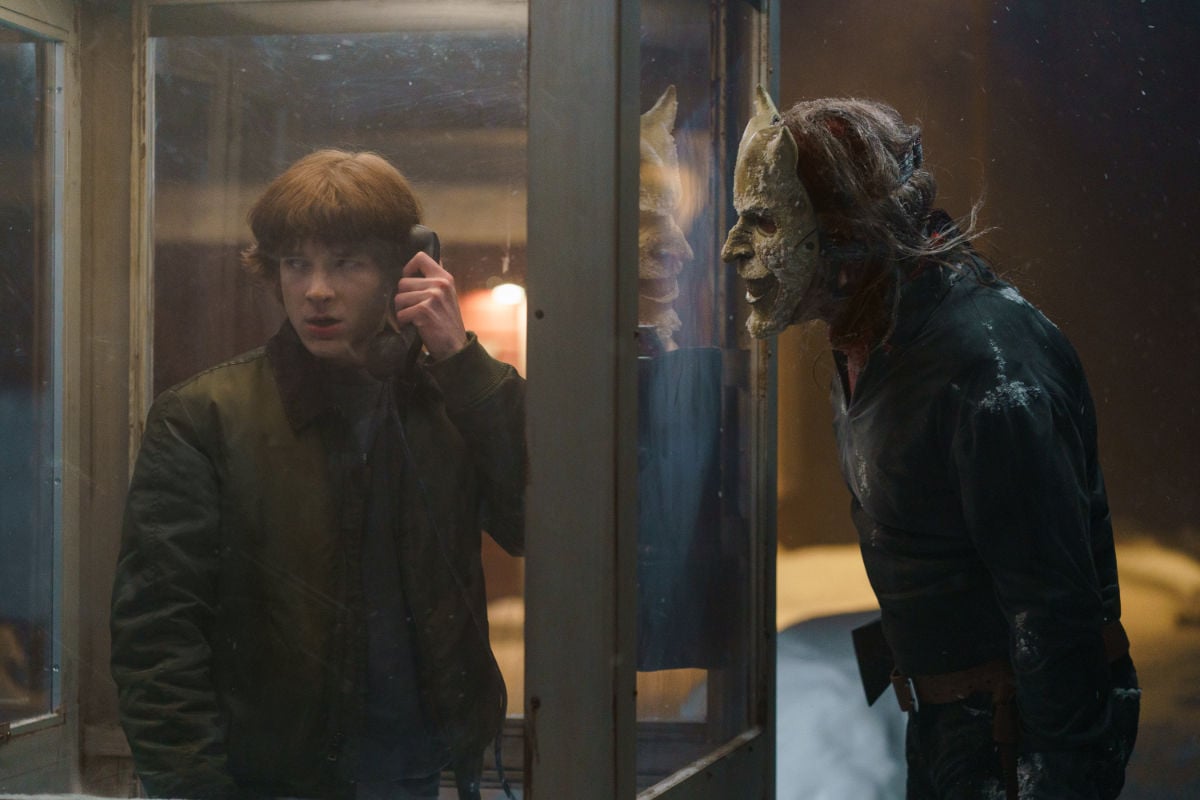 Mason Thames and Ethan Hawke