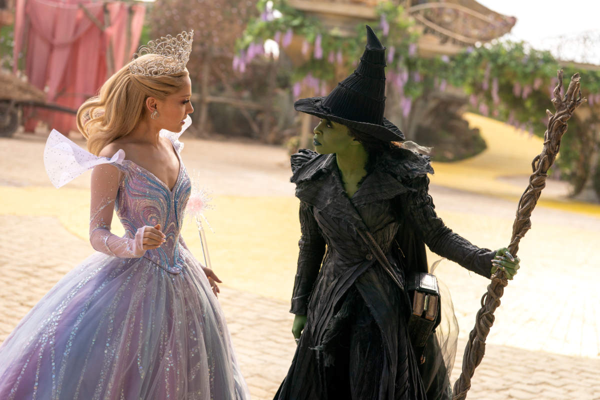 Ariana Grande is Glinda and Cynthia Erivo is Elphaba